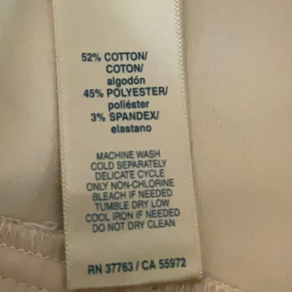 Light Tan Crops-Size 12 Rafaella-Excellent Condition. - Picture 4 of 6